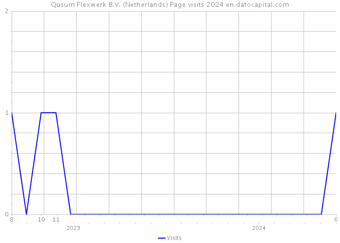 Qusum Flexwerk B.V. (Netherlands) Page visits 2024 