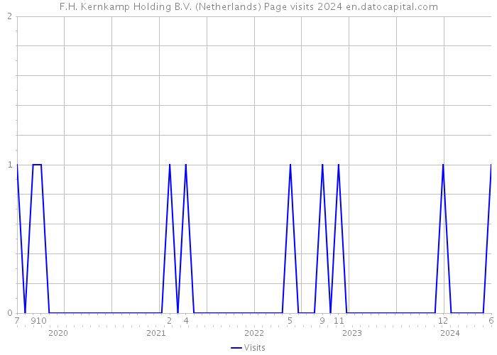 F.H. Kernkamp Holding B.V. (Netherlands) Page visits 2024 