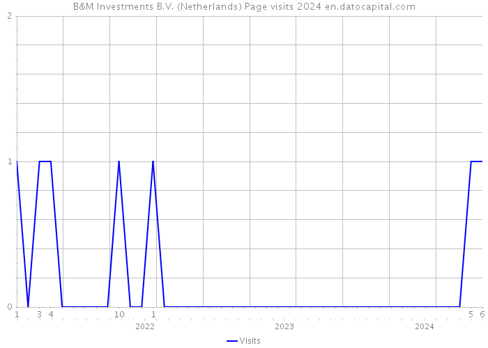B&M Investments B.V. (Netherlands) Page visits 2024 