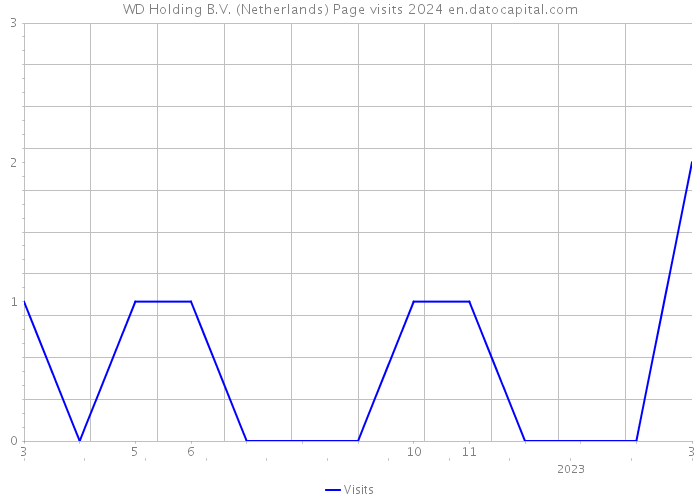 WD Holding B.V. (Netherlands) Page visits 2024 