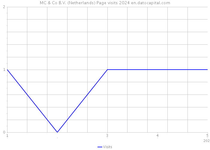 MC & Co B.V. (Netherlands) Page visits 2024 