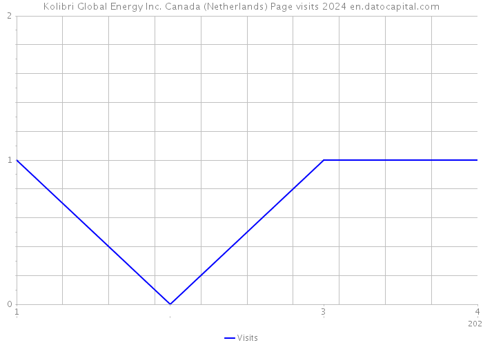 Kolibri Global Energy Inc. Canada (Netherlands) Page visits 2024 