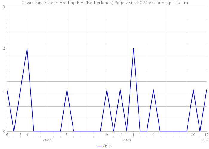 G. van Ravensteijn Holding B.V. (Netherlands) Page visits 2024 