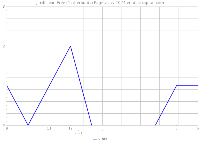 Jordie van Erve (Netherlands) Page visits 2024 