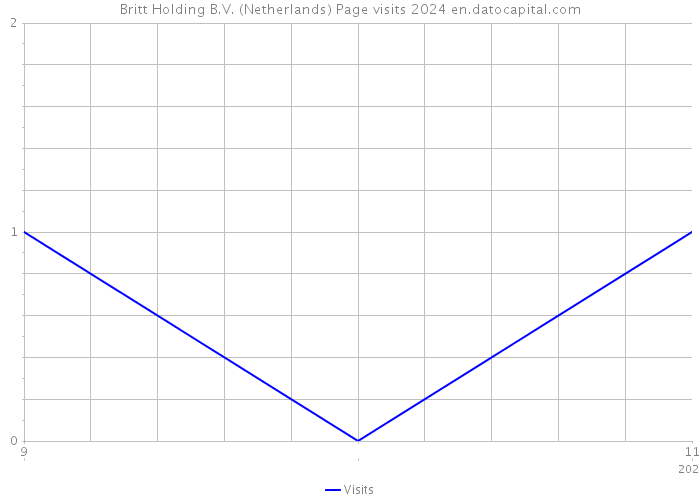 Britt Holding B.V. (Netherlands) Page visits 2024 