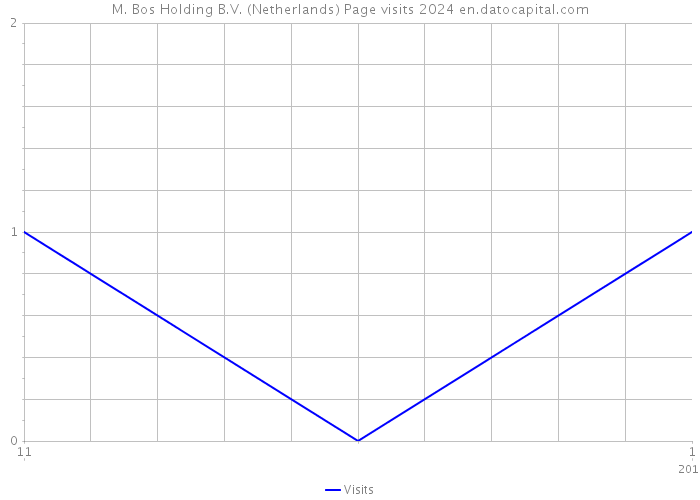 M. Bos Holding B.V. (Netherlands) Page visits 2024 