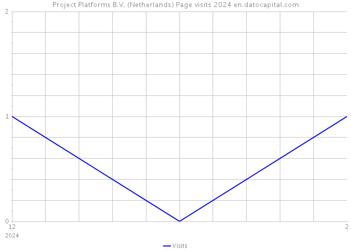 Project Platforms B.V. (Netherlands) Page visits 2024 