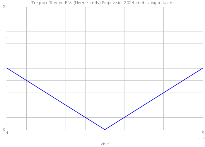 Trisport Rhenen B.V. (Netherlands) Page visits 2024 