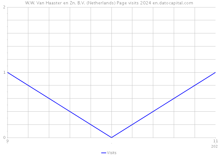 W.W. Van Haaster en Zn. B.V. (Netherlands) Page visits 2024 