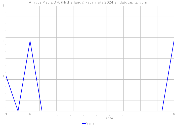 Amicus Media B.V. (Netherlands) Page visits 2024 