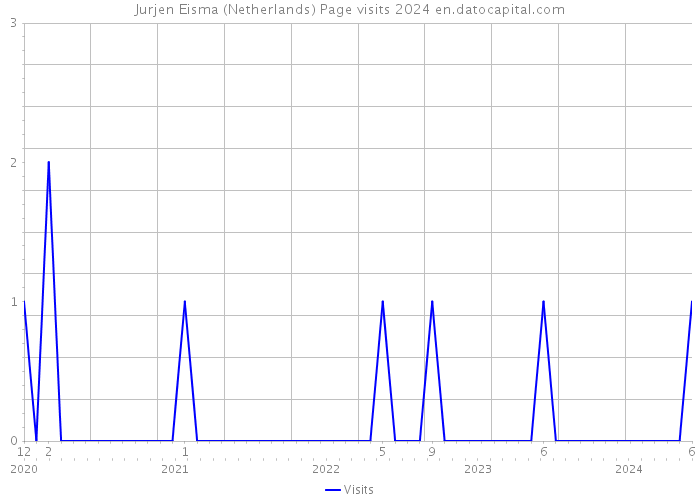 Jurjen Eisma (Netherlands) Page visits 2024 