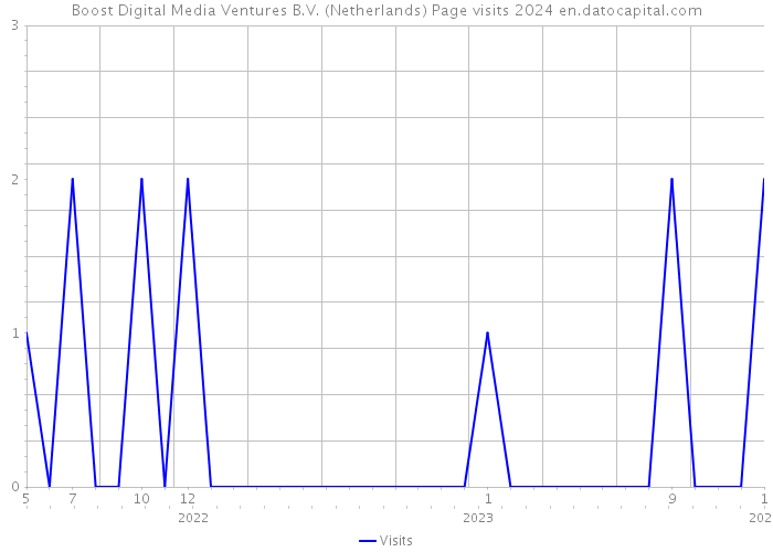 Boost Digital Media Ventures B.V. (Netherlands) Page visits 2024 