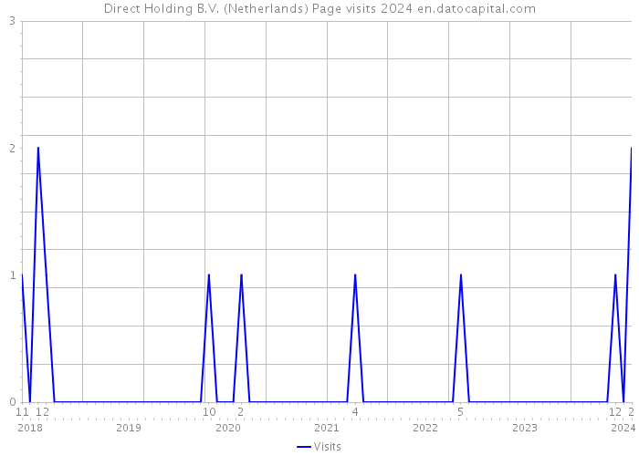 Direct Holding B.V. (Netherlands) Page visits 2024 