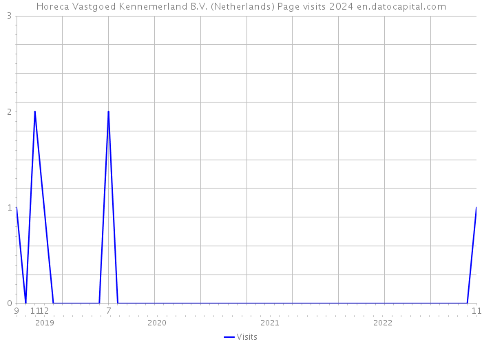 Horeca Vastgoed Kennemerland B.V. (Netherlands) Page visits 2024 