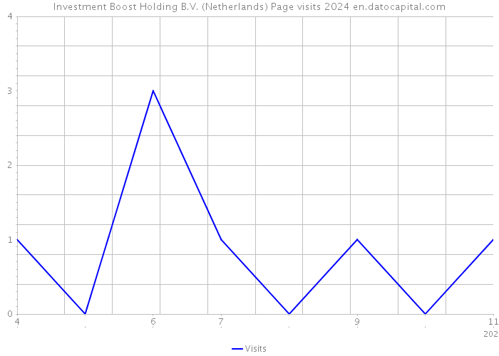 Investment Boost Holding B.V. (Netherlands) Page visits 2024 