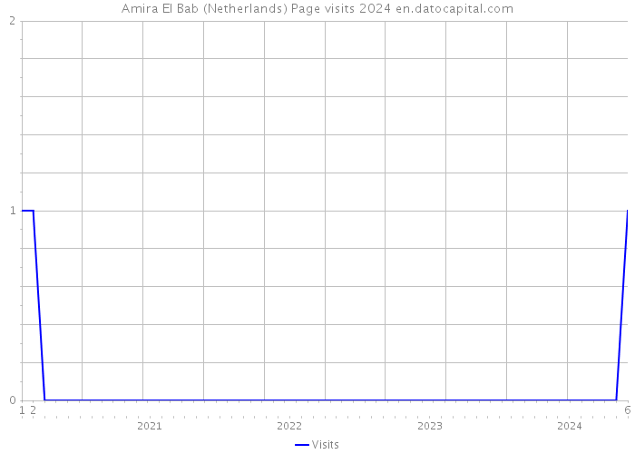 Amira El Bab (Netherlands) Page visits 2024 