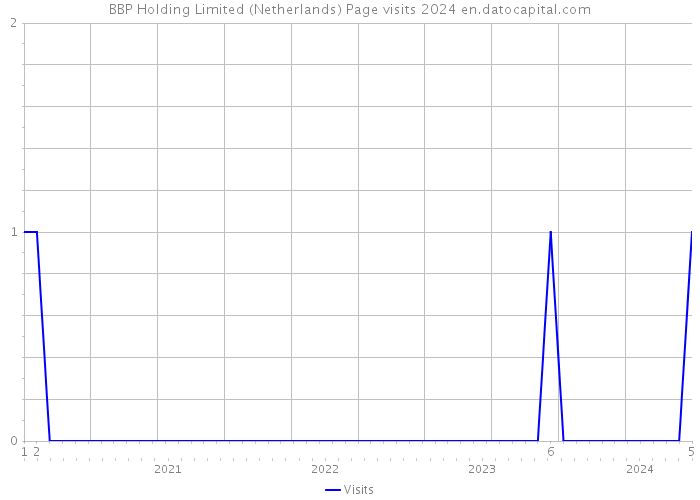 BBP Holding Limited (Netherlands) Page visits 2024 
