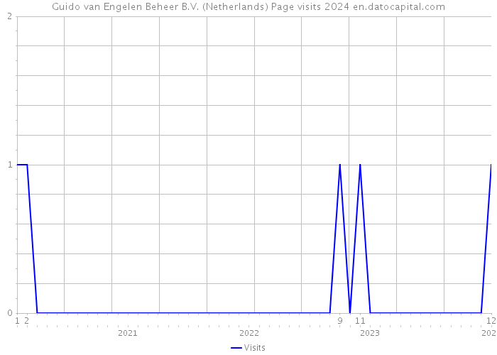 Guido van Engelen Beheer B.V. (Netherlands) Page visits 2024 