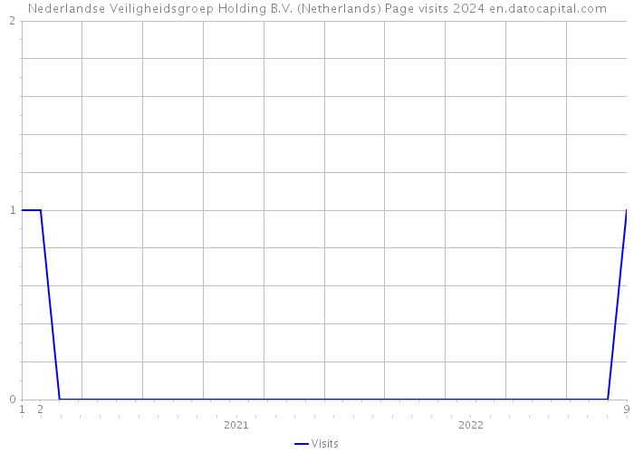 Nederlandse Veiligheidsgroep Holding B.V. (Netherlands) Page visits 2024 