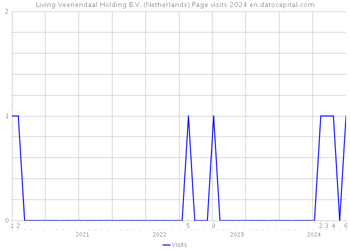 Living Veenendaal Holding B.V. (Netherlands) Page visits 2024 
