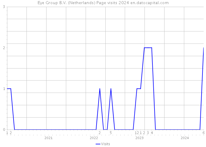 Eye Group B.V. (Netherlands) Page visits 2024 