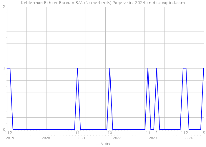 Kelderman Beheer Borculo B.V. (Netherlands) Page visits 2024 
