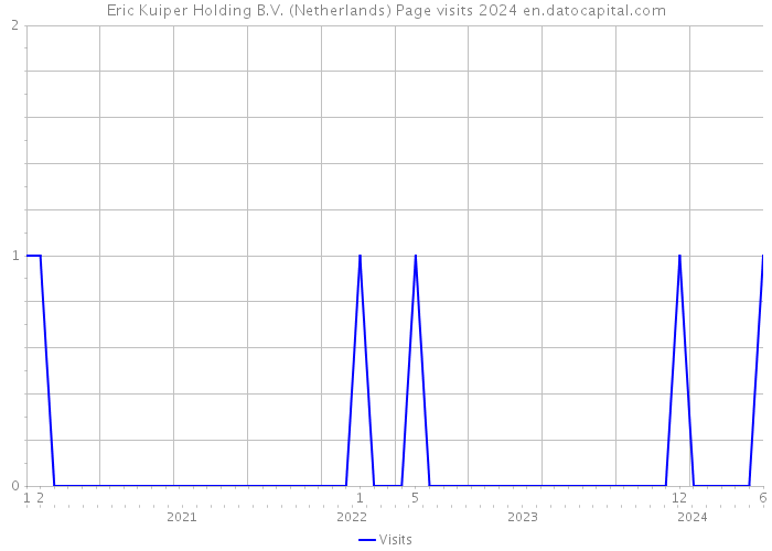 Eric Kuiper Holding B.V. (Netherlands) Page visits 2024 