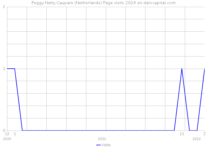 Peggy Netty Caupain (Netherlands) Page visits 2024 
