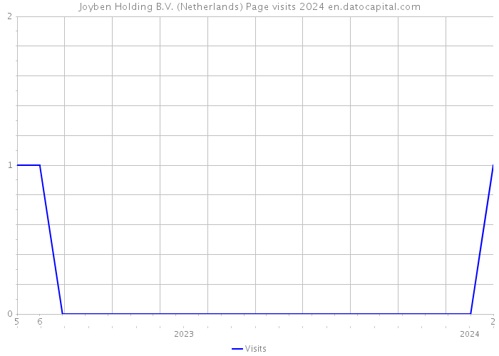Joyben Holding B.V. (Netherlands) Page visits 2024 