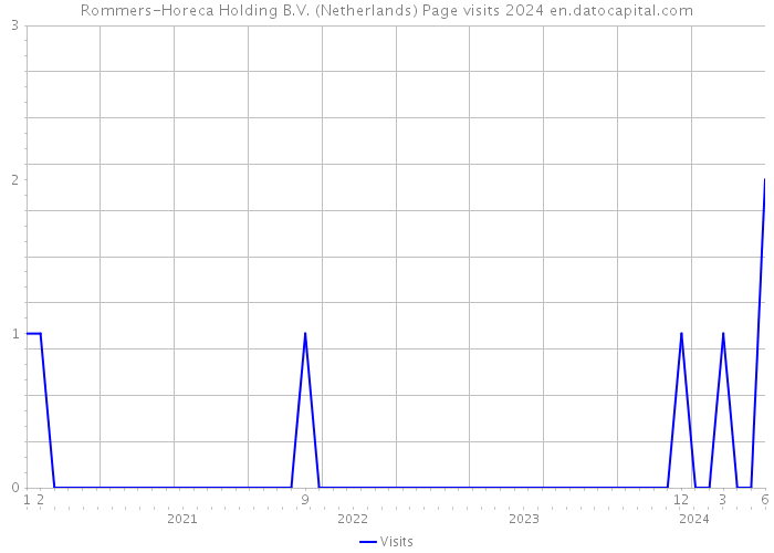 Rommers-Horeca Holding B.V. (Netherlands) Page visits 2024 
