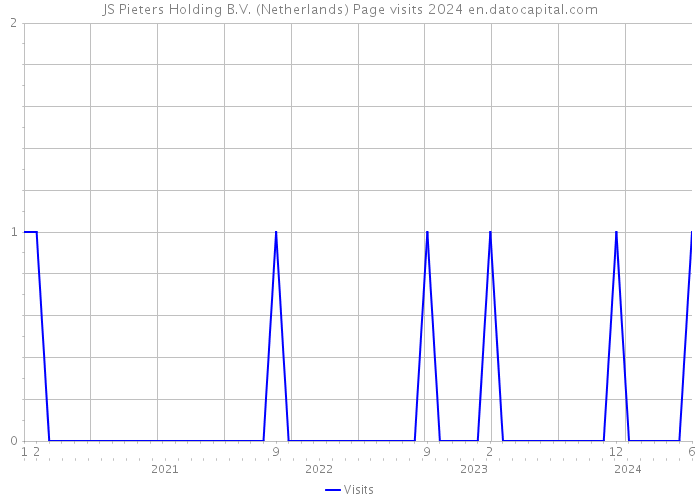 JS Pieters Holding B.V. (Netherlands) Page visits 2024 