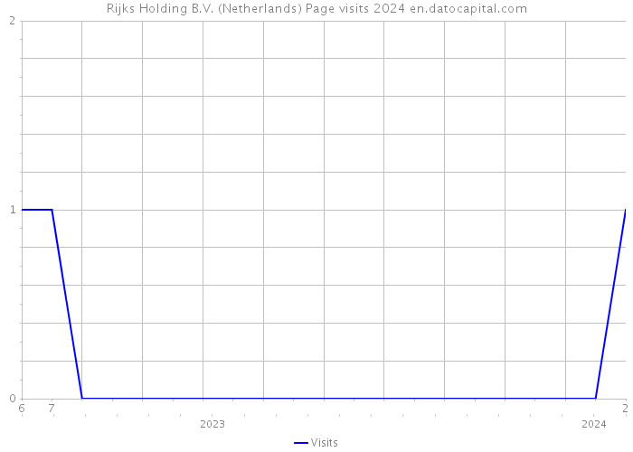 Rijks Holding B.V. (Netherlands) Page visits 2024 