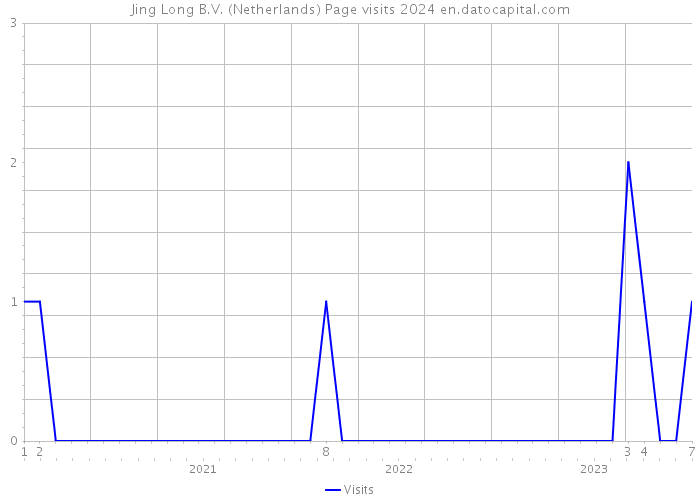 Jing Long B.V. (Netherlands) Page visits 2024 