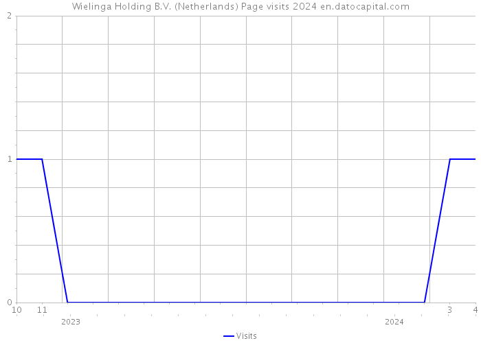 Wielinga Holding B.V. (Netherlands) Page visits 2024 