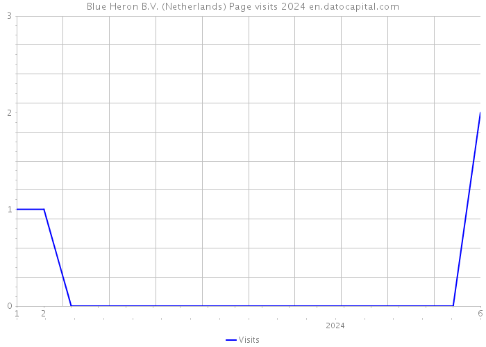 Blue Heron B.V. (Netherlands) Page visits 2024 