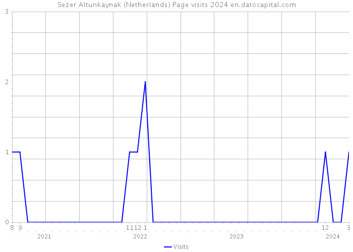 Sezer Altunkaynak (Netherlands) Page visits 2024 