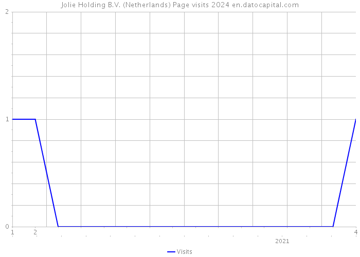 Jolie Holding B.V. (Netherlands) Page visits 2024 