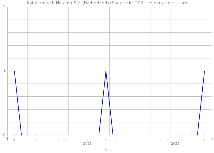 Kai Verhaegh Holding B.V. (Netherlands) Page visits 2024 