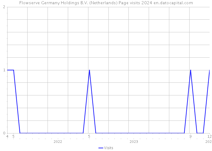 Flowserve Germany Holdings B.V. (Netherlands) Page visits 2024 