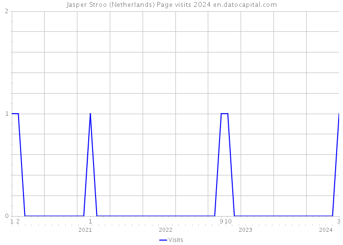 Jasper Stroo (Netherlands) Page visits 2024 