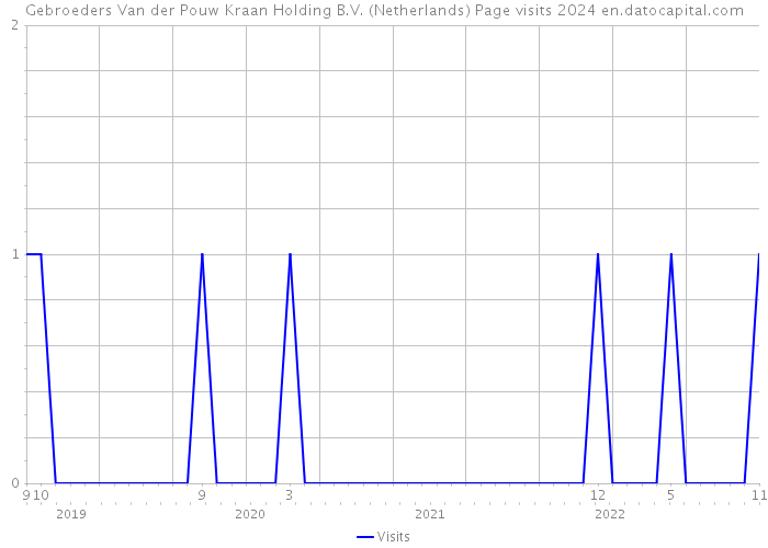 Gebroeders Van der Pouw Kraan Holding B.V. (Netherlands) Page visits 2024 
