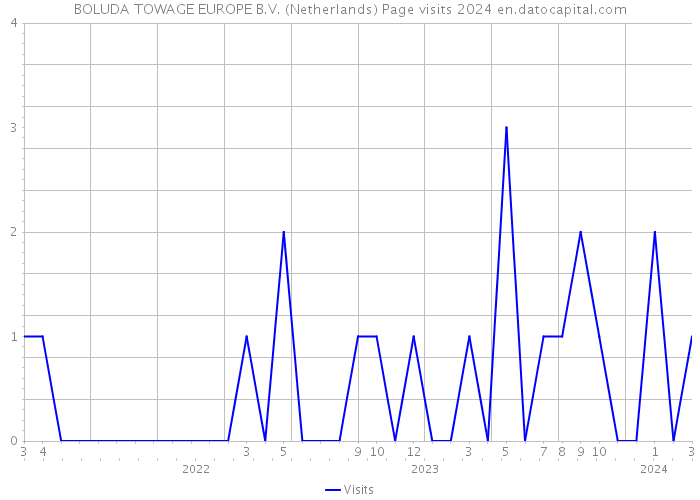 BOLUDA TOWAGE EUROPE B.V. (Netherlands) Page visits 2024 
