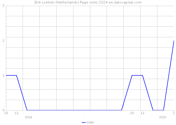 Erik Lokken (Netherlands) Page visits 2024 