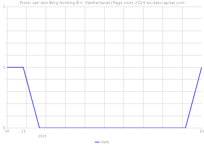 Pieter van den Berg Holding B.V. (Netherlands) Page visits 2024 