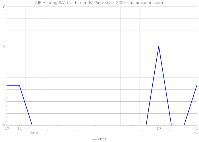 AJF Holding B.V. (Netherlands) Page visits 2024 