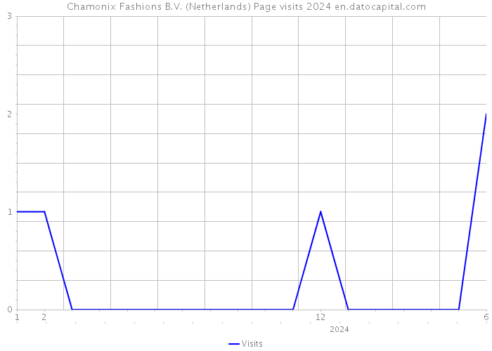 Chamonix Fashions B.V. (Netherlands) Page visits 2024 