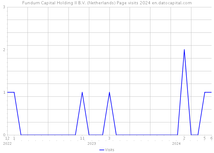 Fundum Capital Holding II B.V. (Netherlands) Page visits 2024 