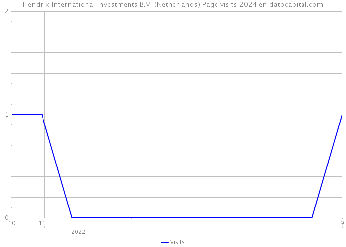 Hendrix International Investments B.V. (Netherlands) Page visits 2024 