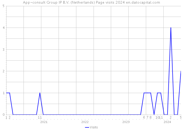 App-consult Group IP B.V. (Netherlands) Page visits 2024 