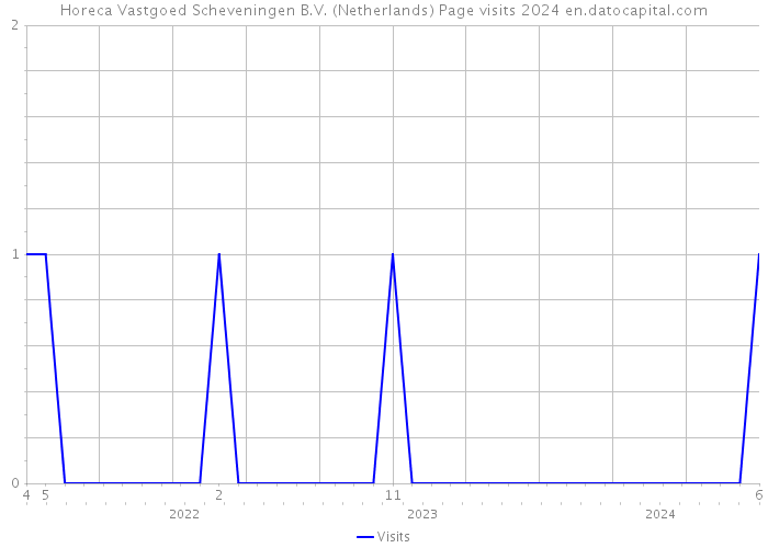 Horeca Vastgoed Scheveningen B.V. (Netherlands) Page visits 2024 